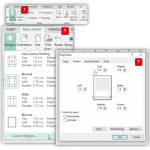 حاشیه های کاربرگ‌ ، margin