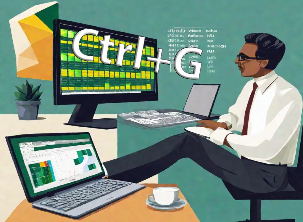 کاربرد و عملکرد کلید میانبر Ctrl+G در Microsoft Excel