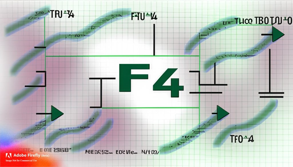 اکسل در ۶۰ ثانیه، عملکرد تابع F۴ در مایکرسافت اکسل