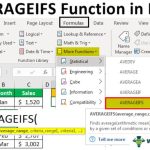 AVERAGEIFS
