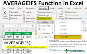 acadp category 6 AVERAGEIFS Function in Excel