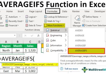 AVERAGEIFS