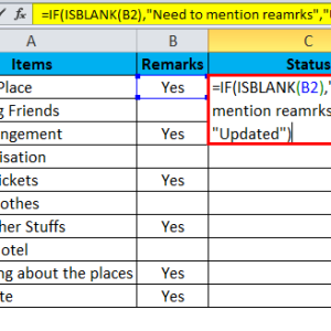 توابع ISBLANK و COUNTBLANK در اکسل