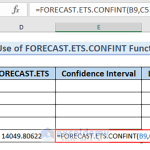 11. Excel FORECAST Function Multiple Variables