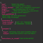 JSON PROMPT